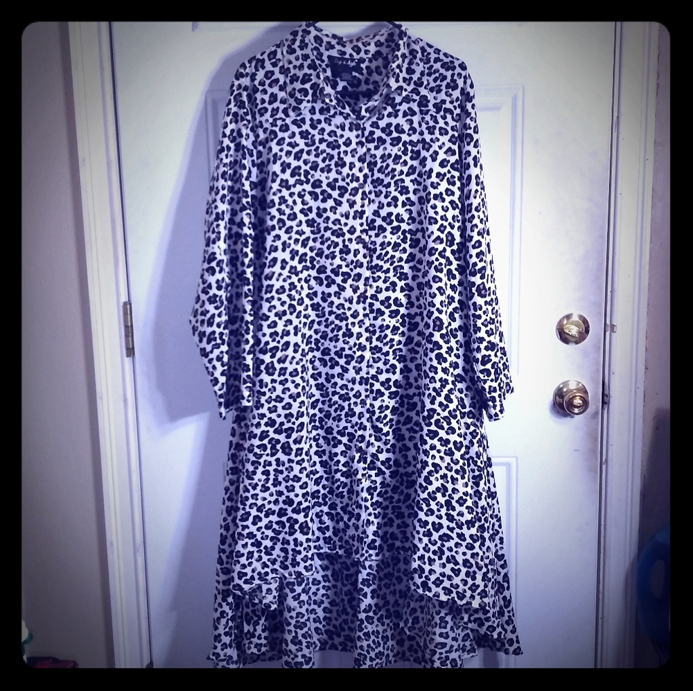 Plus size leopard dress/tunic!